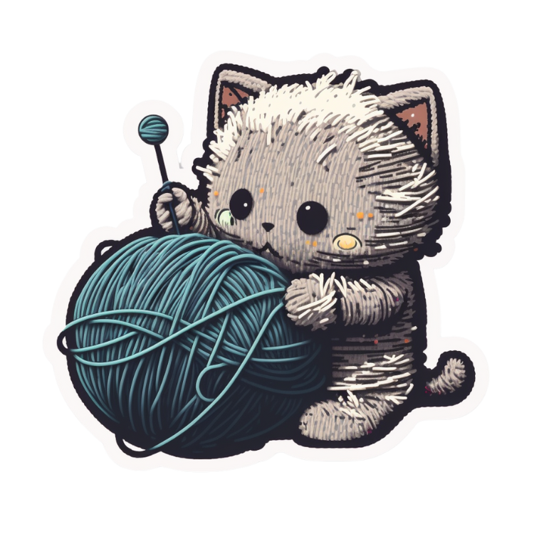 Knittin' Kitten